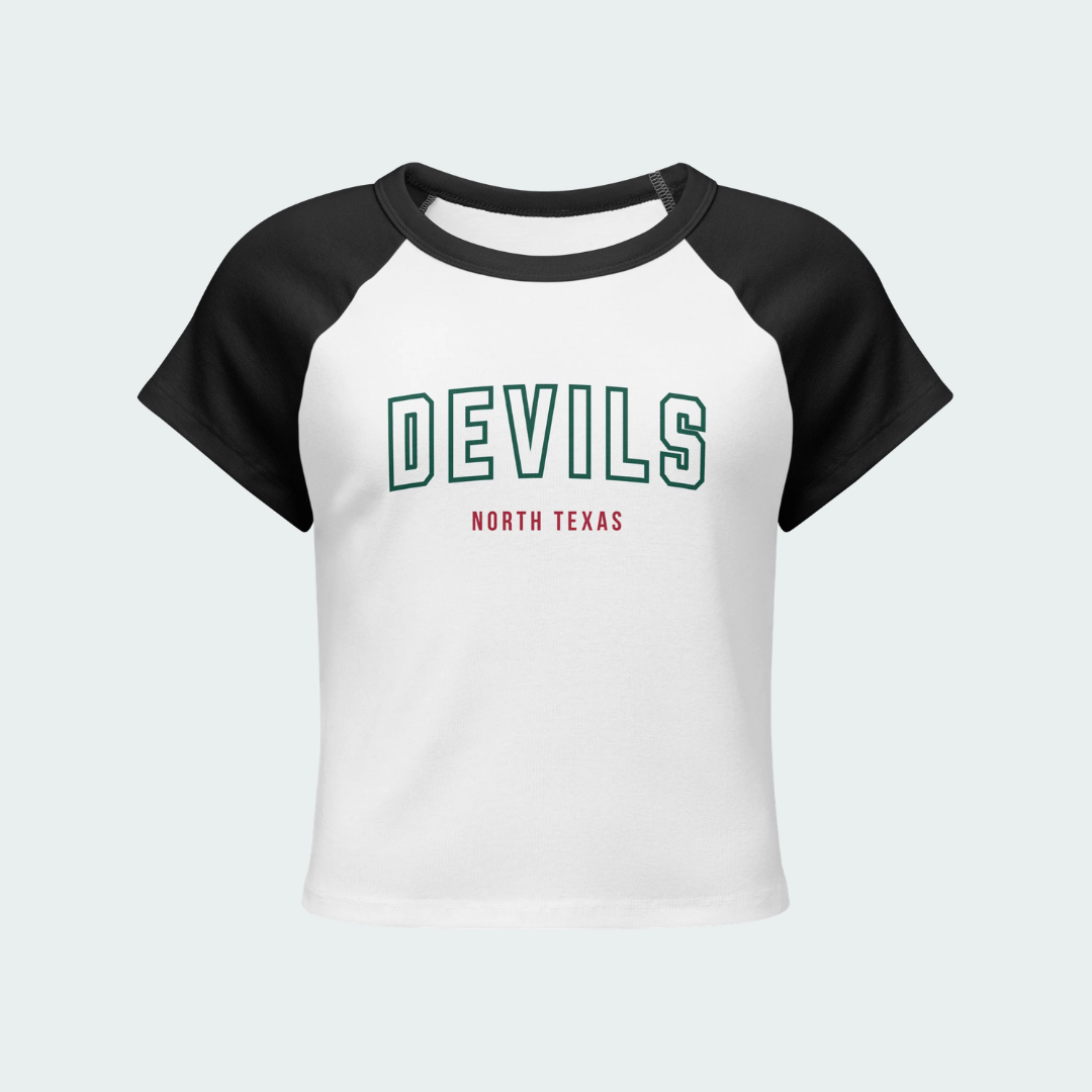 Women’s micro rib raglan baby tee