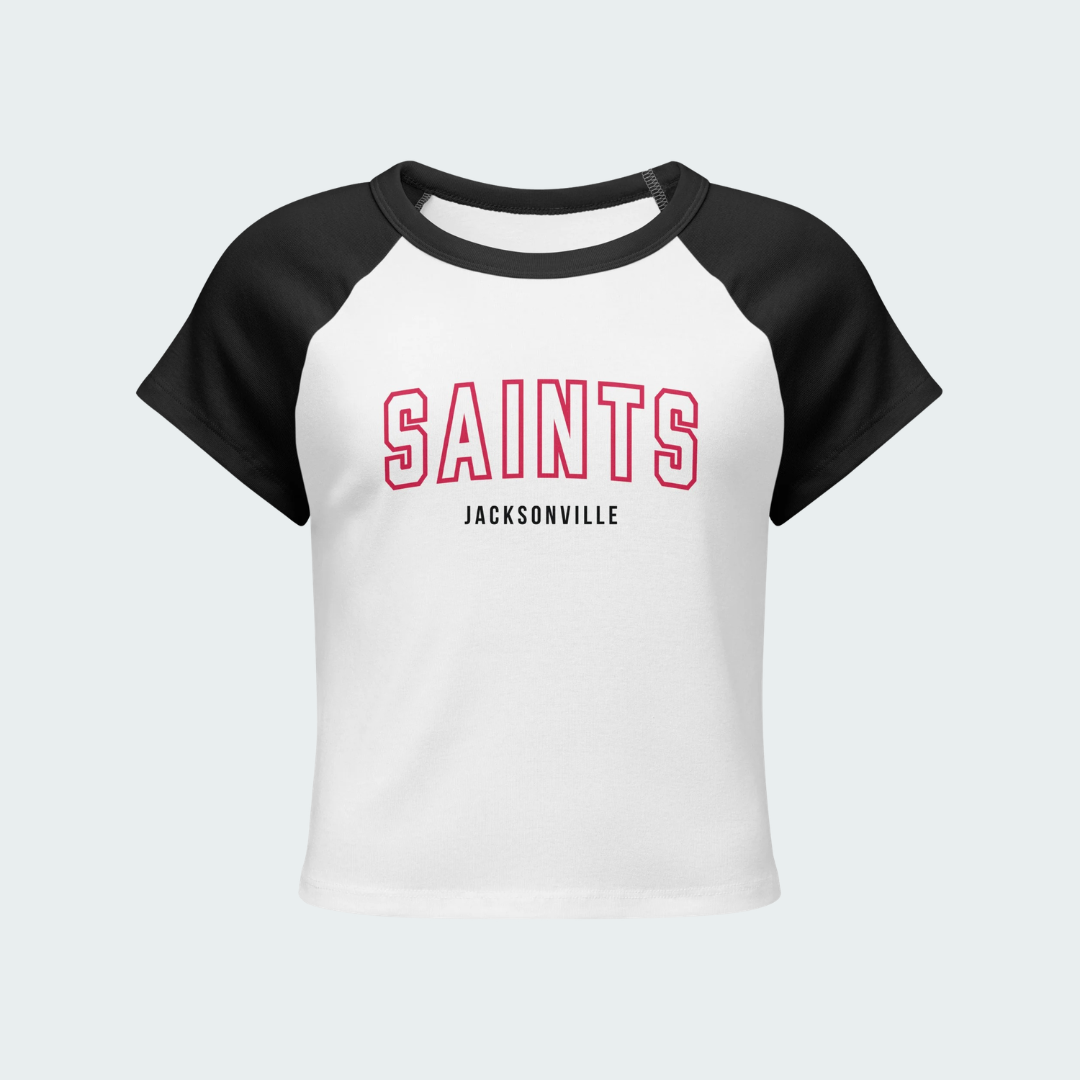 Women’s micro rib raglan baby tee Jacksonville