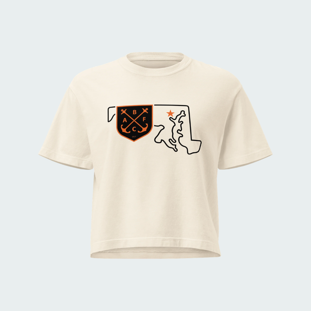 Women’s heavyweight boxy tee Baltimore