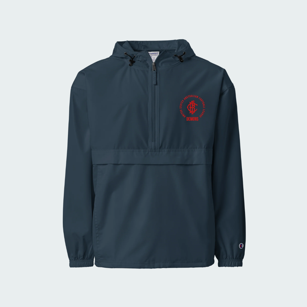 Embroidered Champion Packable Jacket Boston