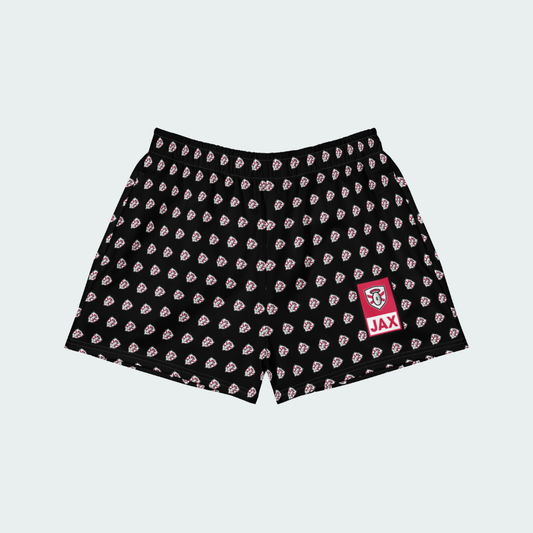 All-Over Print Unisex Athletic Shorts Jacksonville Checkered