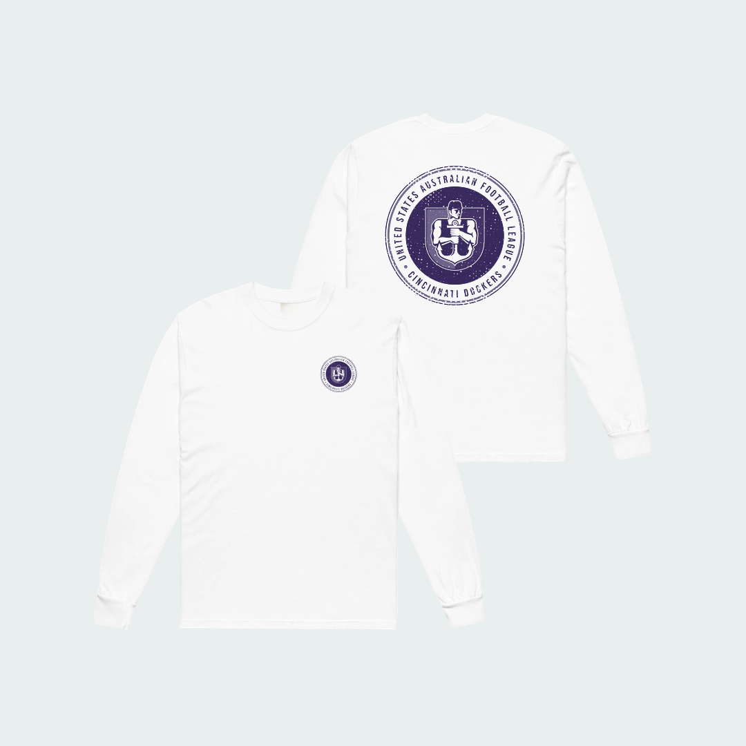 Garment-dyed heavyweight long-sleeve shirt