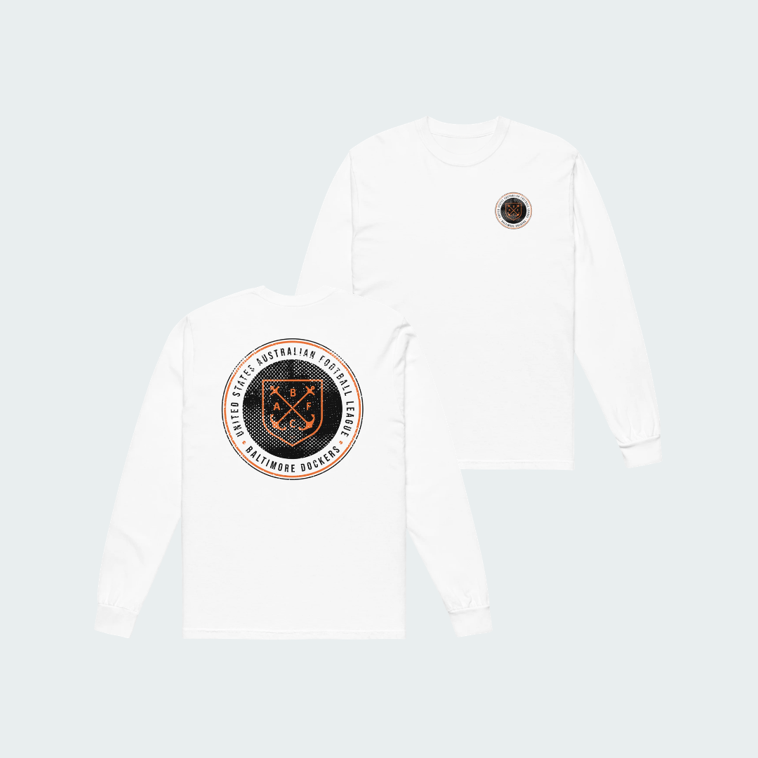 Garment-dyed heavyweight long-sleeve shirt