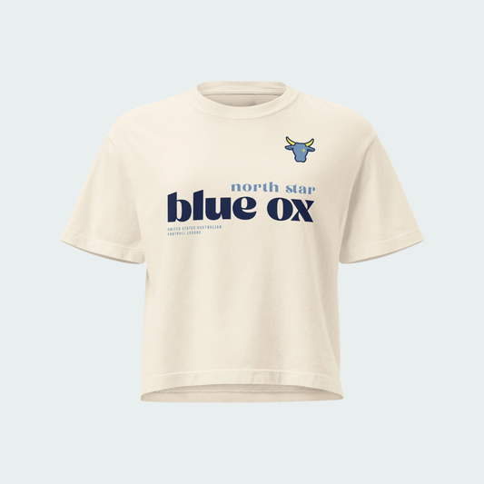 Women’s heavyweight boxy tee North Star Splash