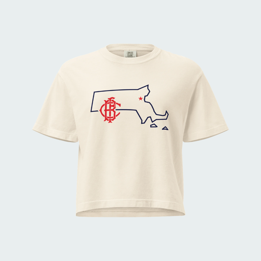 Women’s heavyweight boxy tee Boston