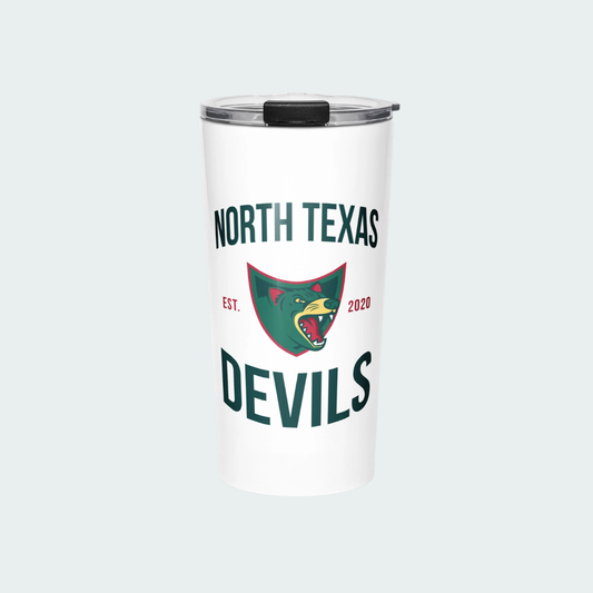 North Texas Tapered stainless steel tumbler