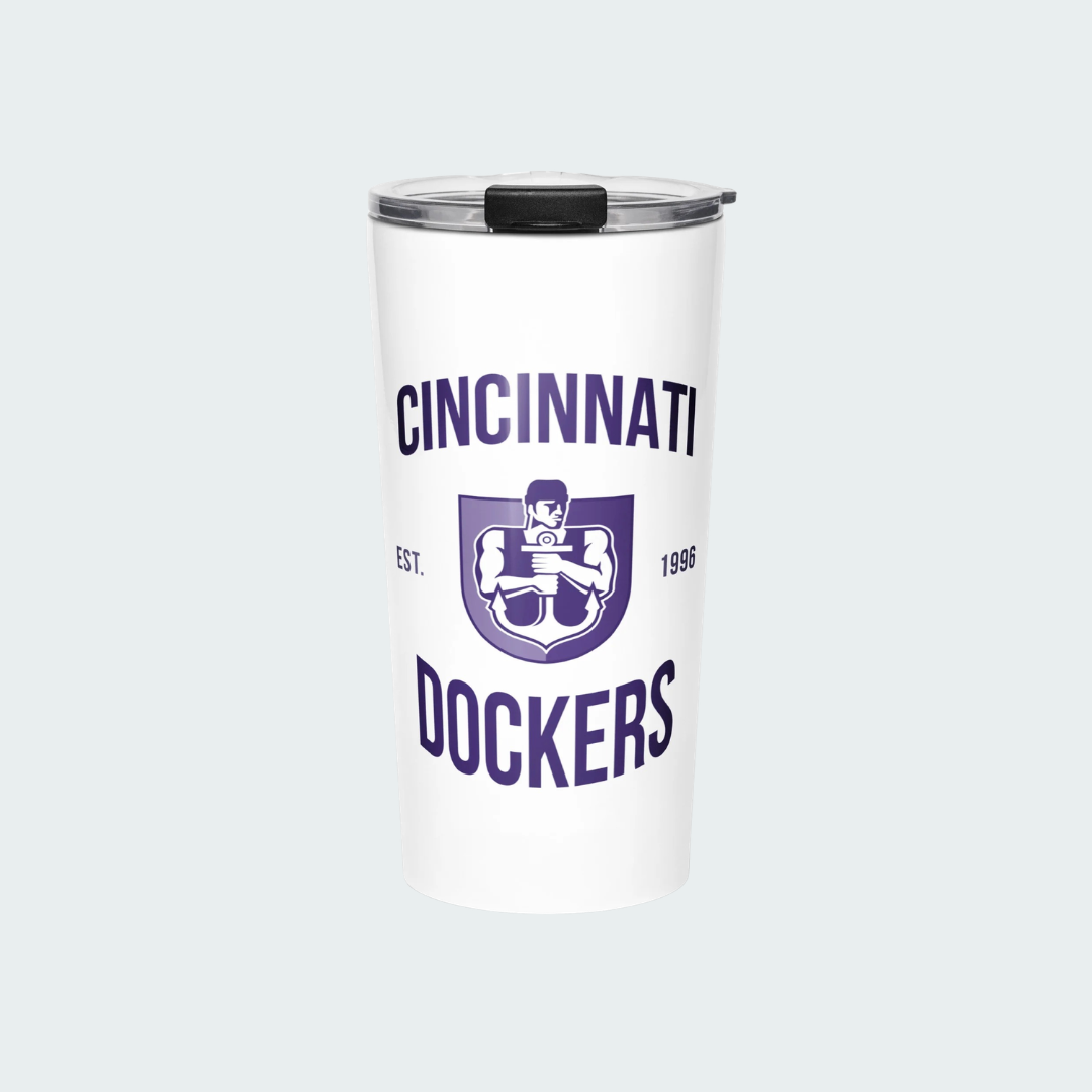Cincinnati Tapered stainless steel tumbler