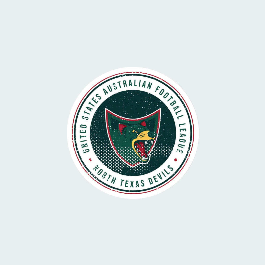 North Texas Devils Bubble-free stickers