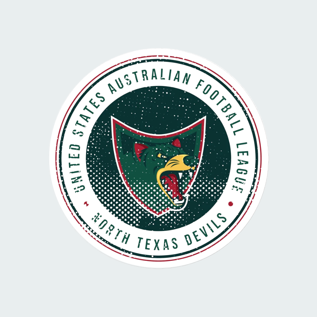North Texas Devils Bubble-free stickers