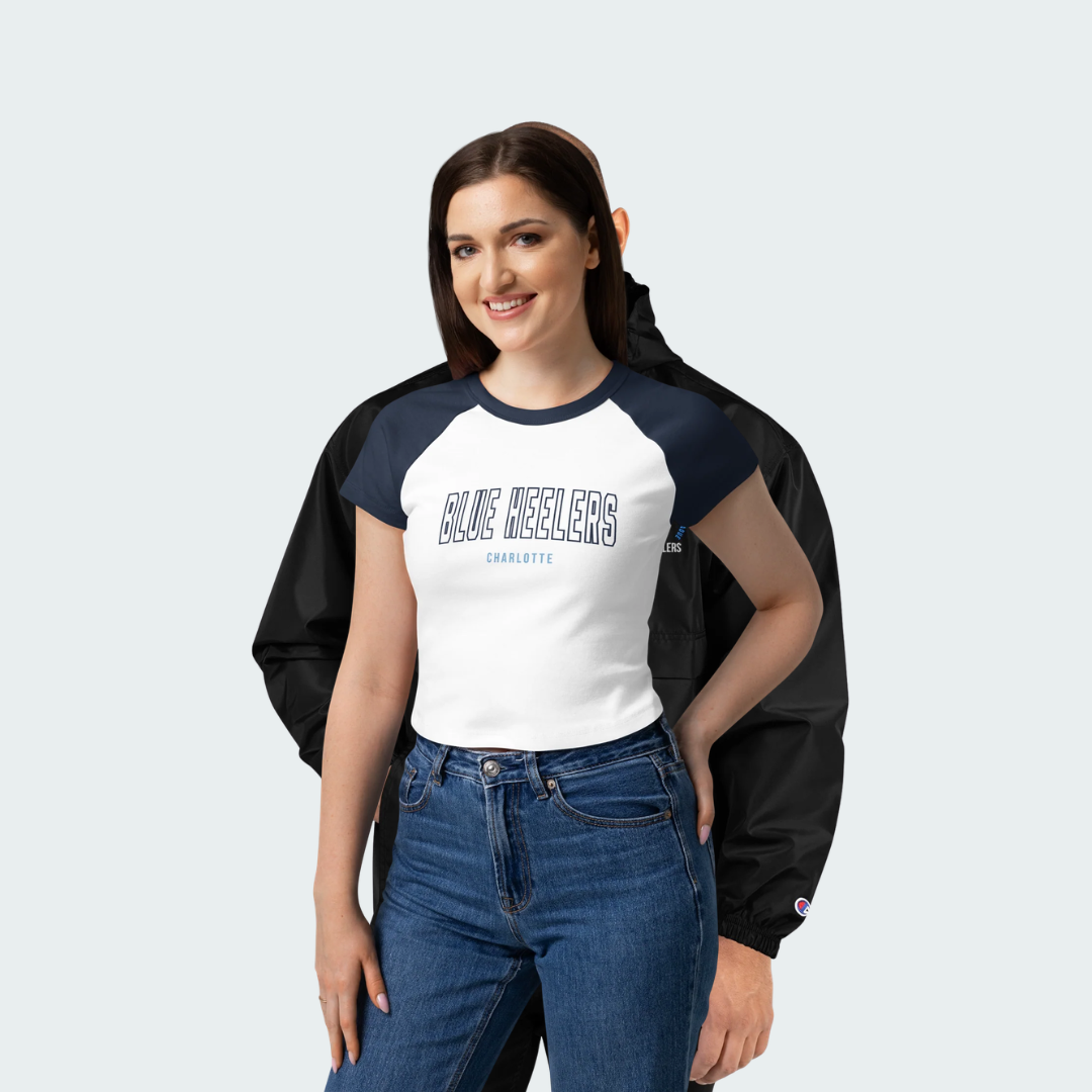 Women’s micro rib raglan baby tee Charlotte