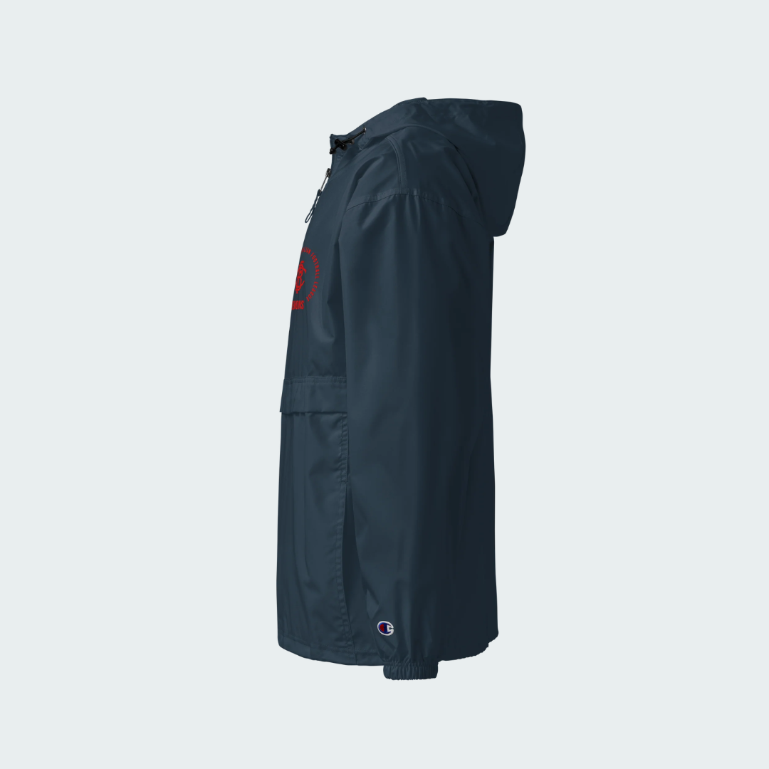 Embroidered Champion Packable Jacket Boston