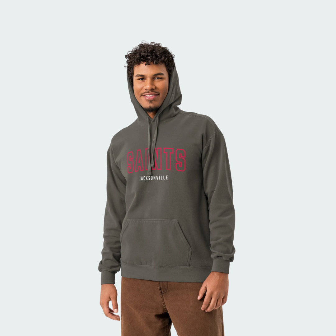 Unisex garment-dyed hoodie Jacksonville Hallow