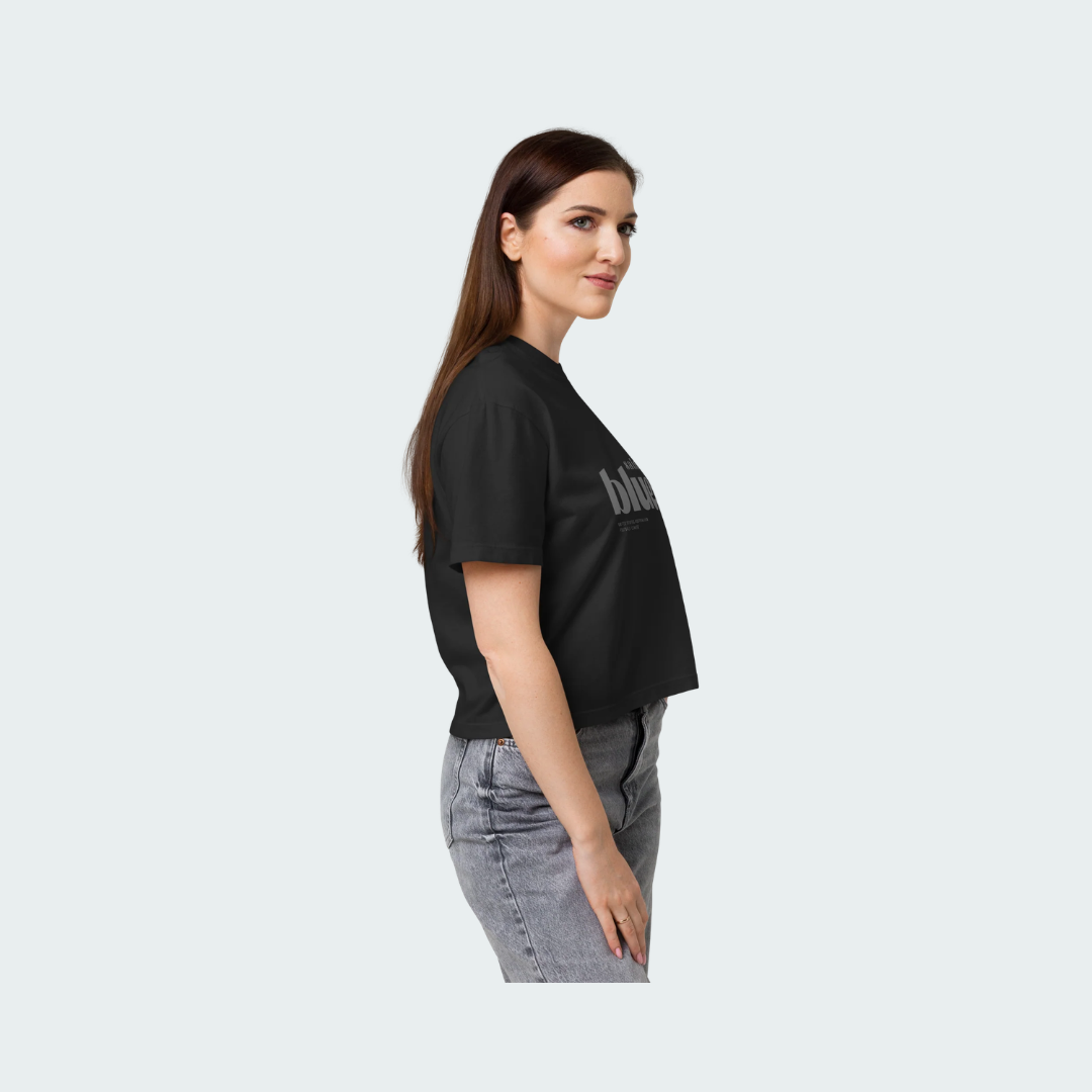 Women’s heavyweight boxy tee St. Louis Blackout