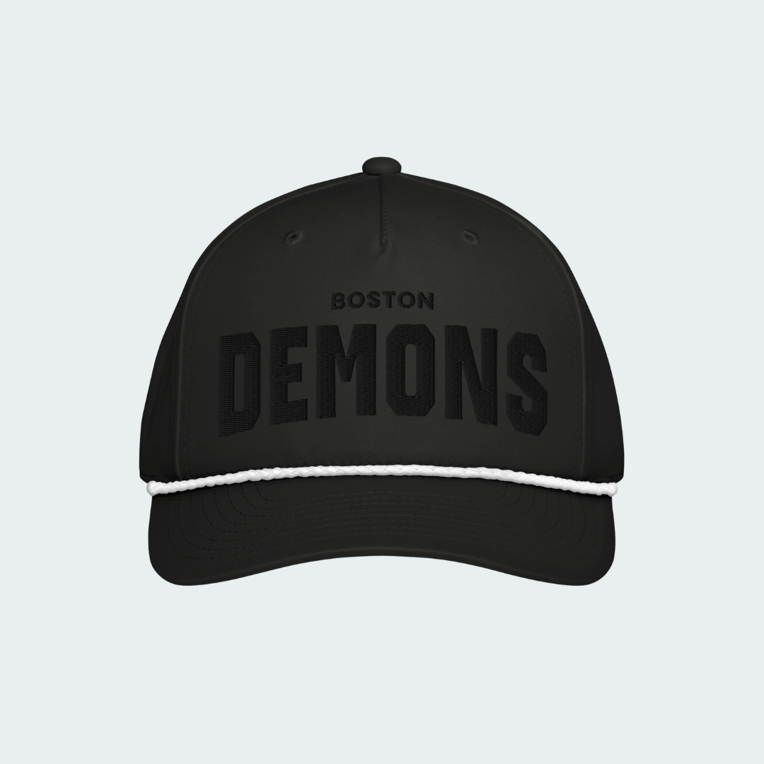 Classic rope cap Boston Blackout