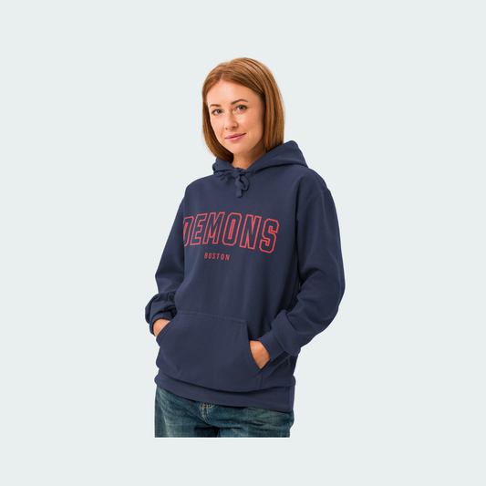 Unisex garment-dyed hoodie Boston Hallow