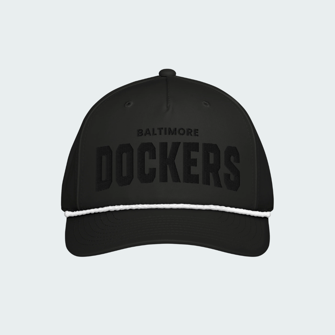 Classic rope cap Baltimore Blackout