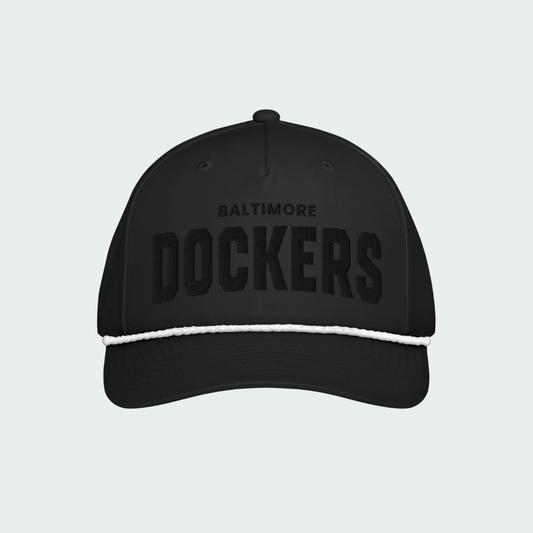 Classic rope cap Baltimore Blackout