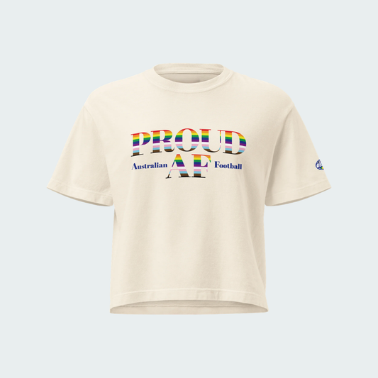 Proud AF Women’s heavyweight boxy tee