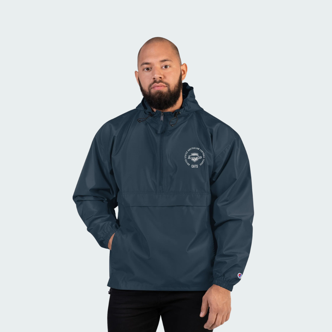 Embroidered Champion Packable Jacket Columbus