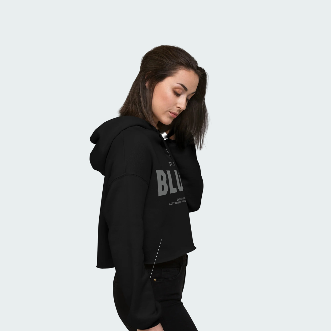 Crop Hoodie St. Louis Blackout