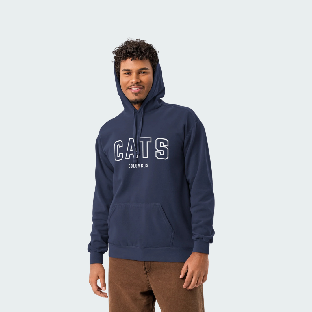 Unisex garment-dyed hoodie Columbus Hallow