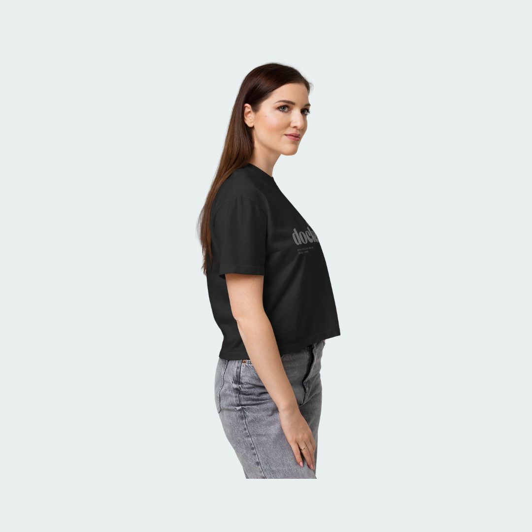 Women’s heavyweight boxy tee Baltimore Blackout