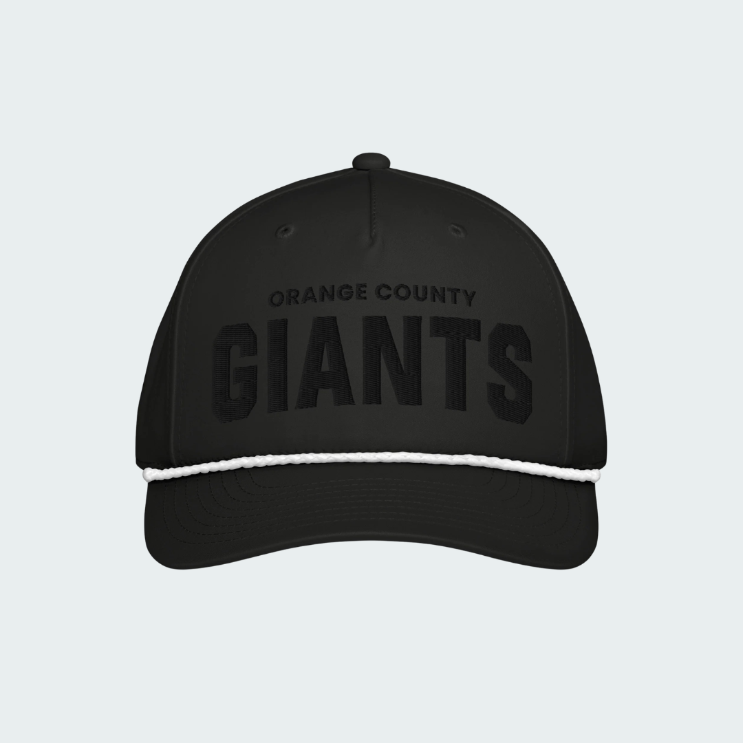 Classic rope cap Orange County Blackout