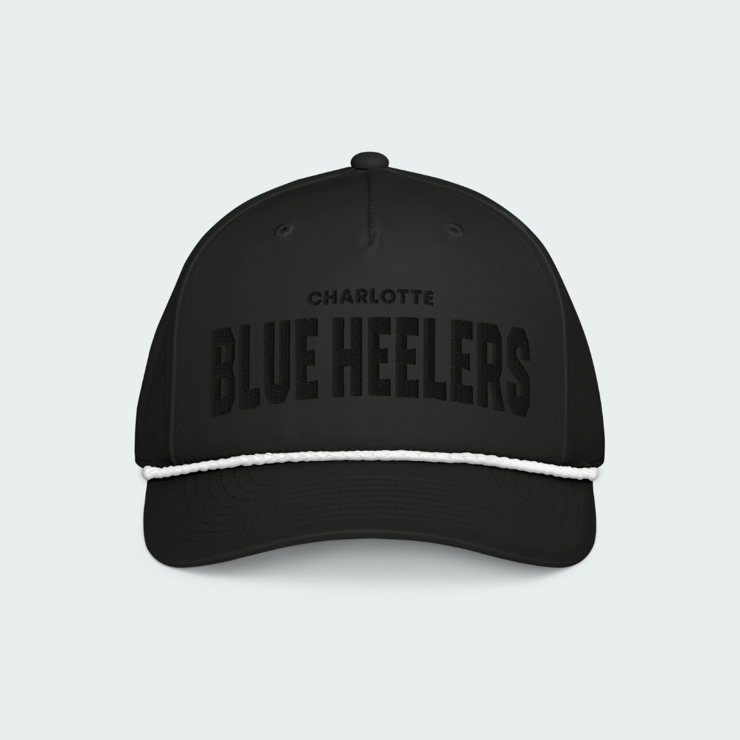 Classic rope cap Charlotte Blackout
