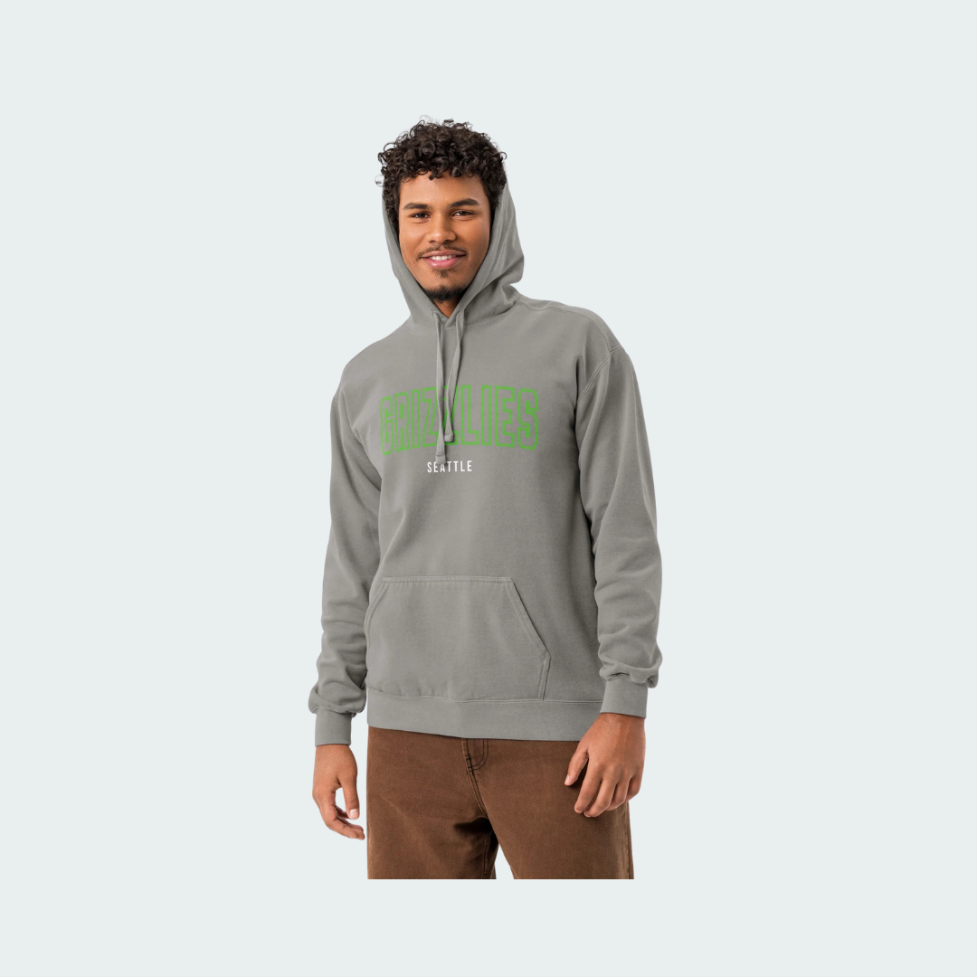 Unisex garment-dyed hoodie Seattle Hallow