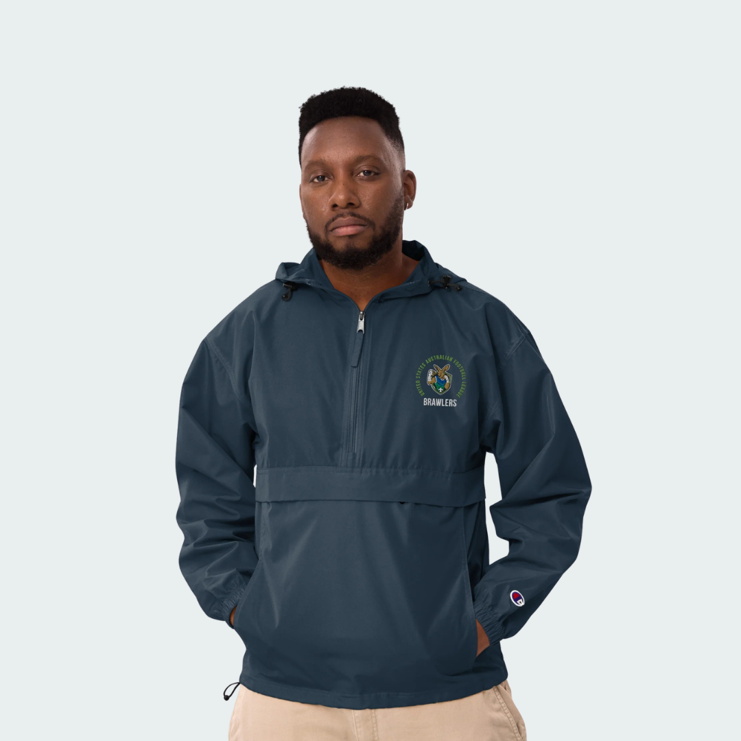 Embroidered Champion Packable Jacket Bayou