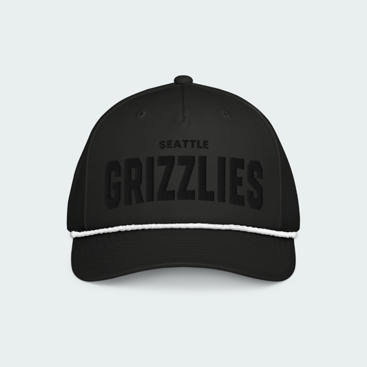Classic rope cap Seattle Blackout