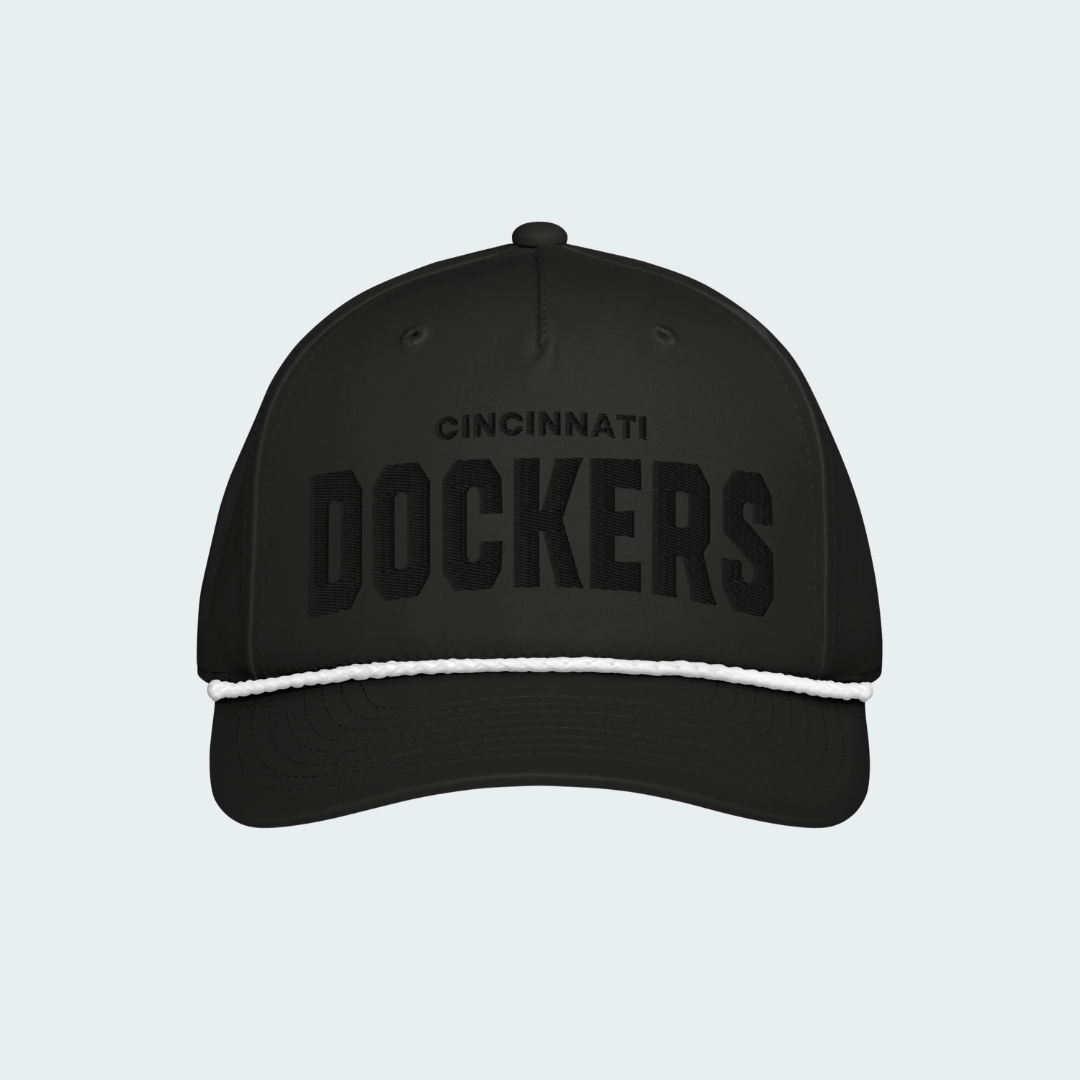Classic rope cap Cincinnati Blackout