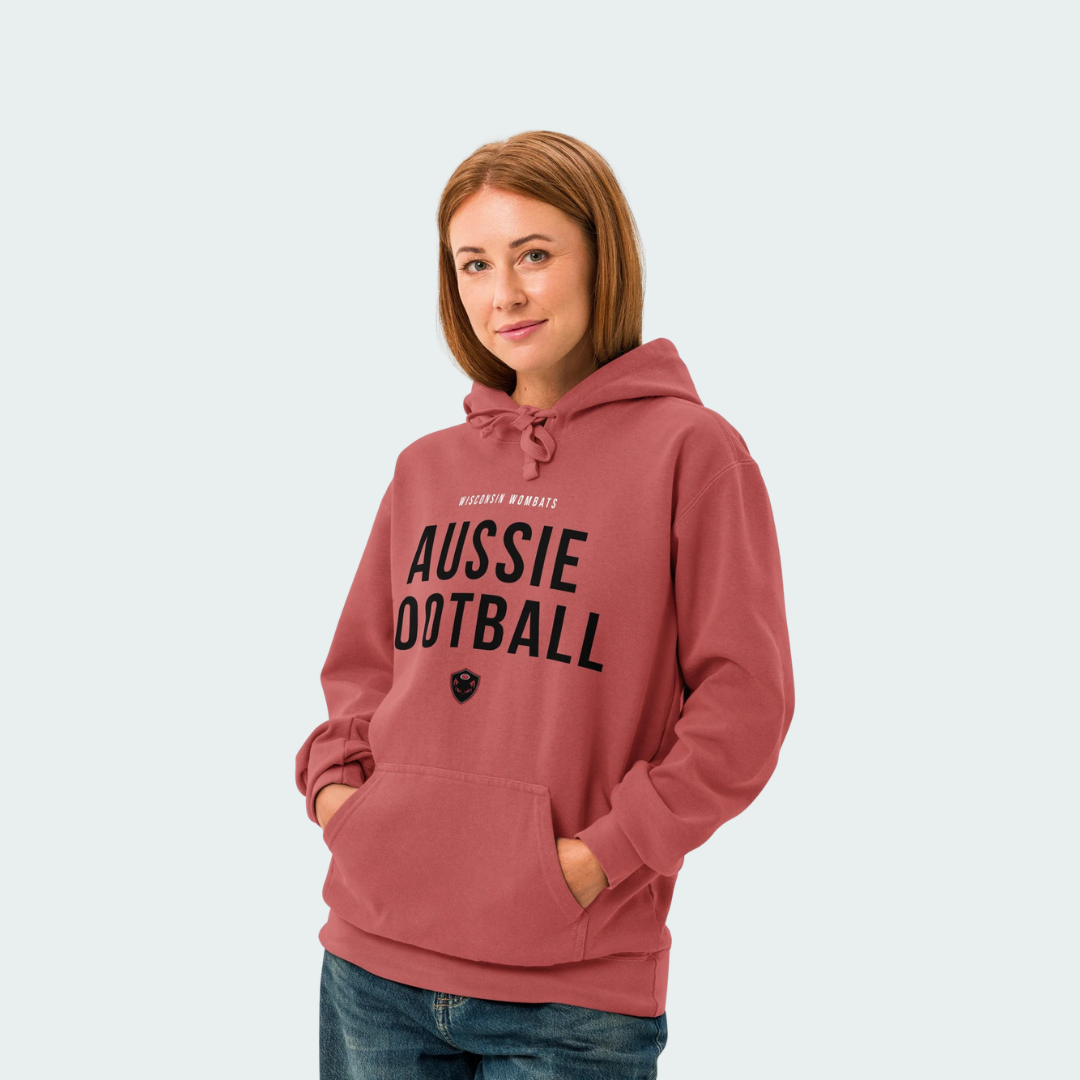 Unisex garment-dyed hoodie