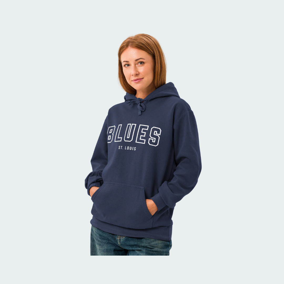 Unisex garment-dyed hoodie St. Louis Hallow