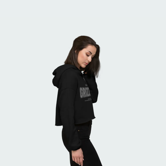 Crop Hoodie Seattle Blackout