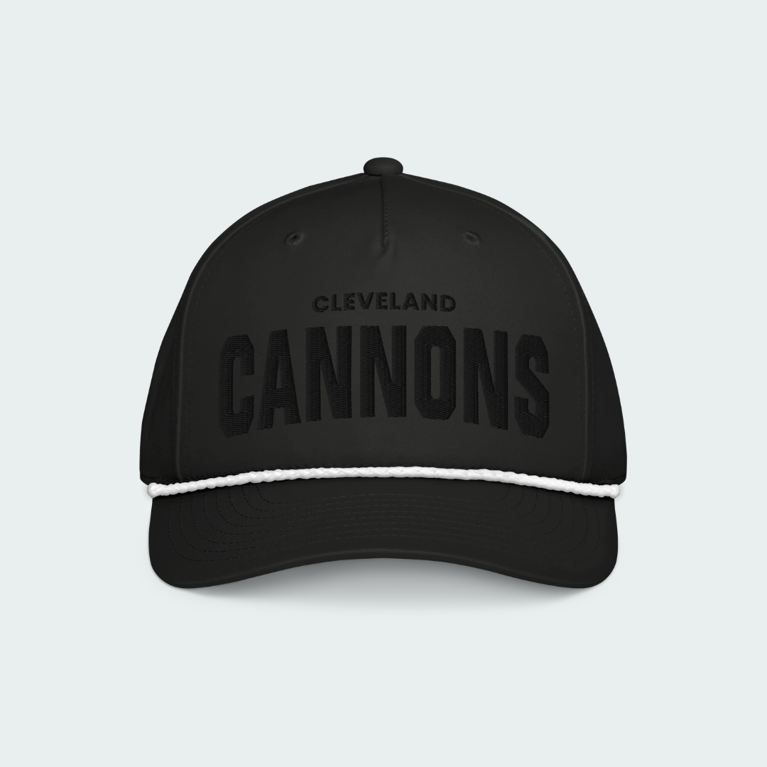 Classic rope cap Cleveland Blackout