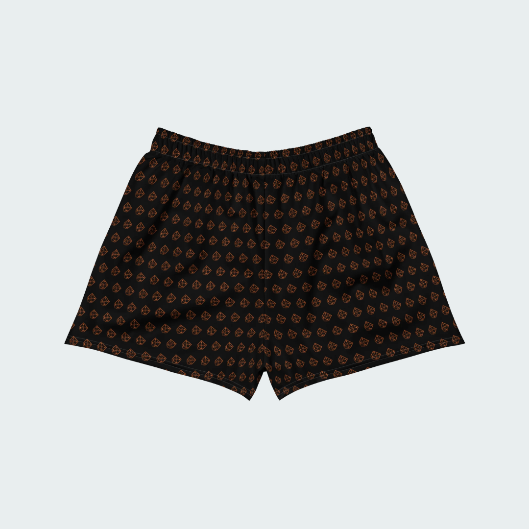 All-Over Print Unisex Athletic Shorts Baltimore Checkered