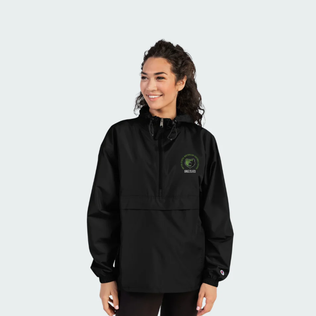 Embroidered Champion Packable Jacket Seattle