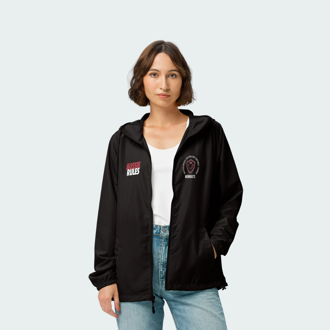 Unisex lightweight zip up windbreaker