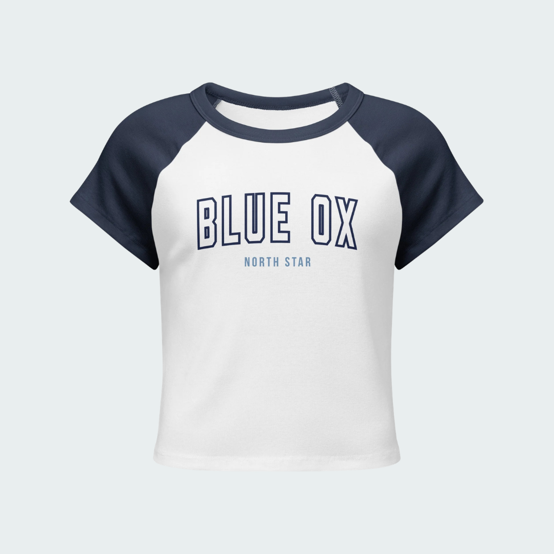 Women’s micro rib raglan baby tee North Star