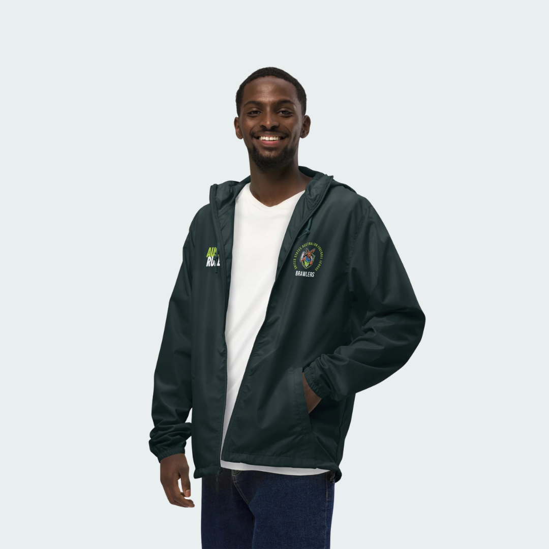 Unisex lightweight zip up windbreaker Bayou