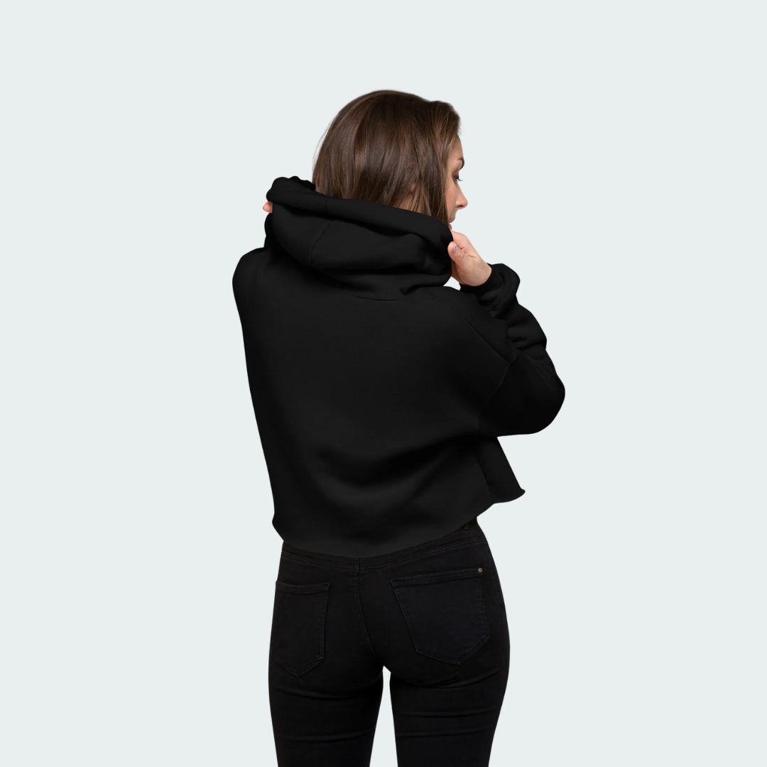 Crop Hoodie Maine Blackout