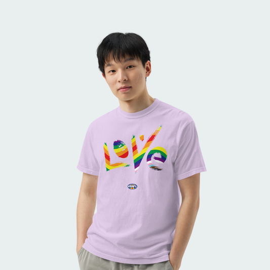 Love Unisex garment-dyed heavyweight t-shirt