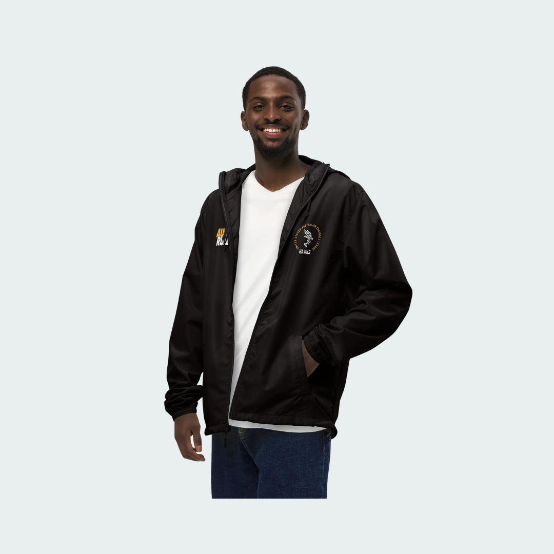 Unisex lightweight zip up windbreaker