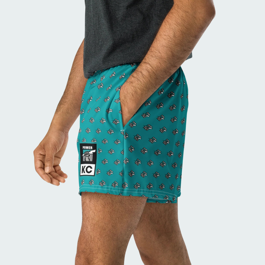 All-Over Print Unisex Athletic Shorts KC Checkered