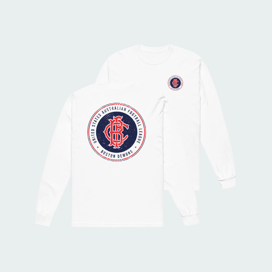 Garment-dyed heavyweight long-sleeve shirt