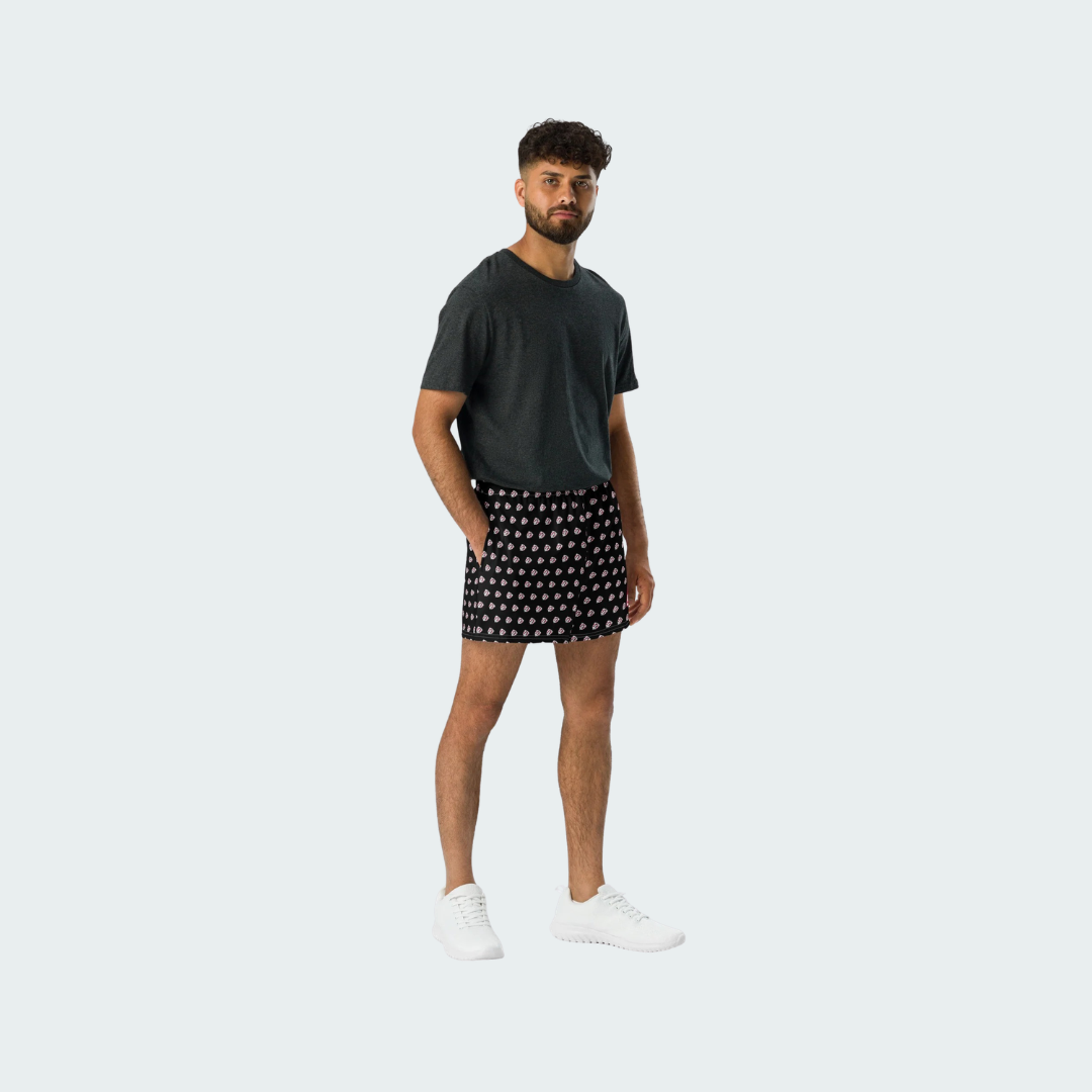 All-Over Print Unisex Athletic Shorts Jacksonville Checkered