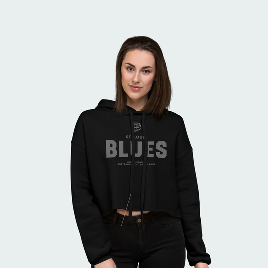 Crop Hoodie St. Louis Blackout