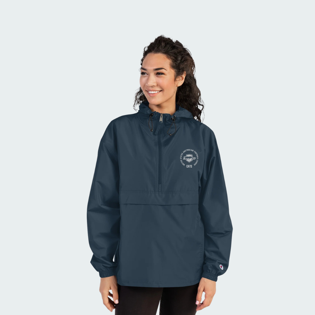 Embroidered Champion Packable Jacket Columbus