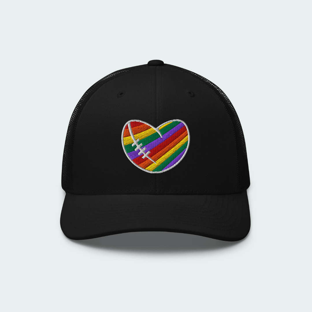 Footy Heart Trucker Cap